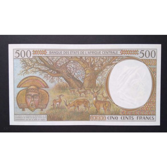 Közép-Afrikai Államok Kongó 500 Francs 2000 UNC 
