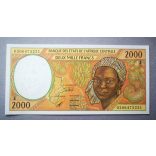 Közép-Afrikai Államok Kamerun 2000 Francs 2002 UNC