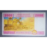 Central African States Cameroon 2000 Francs 2002 UNC