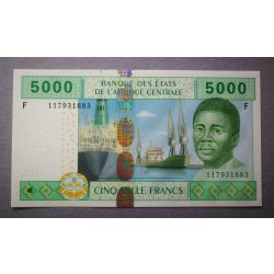 Central African States, Guinea 5000 Francs 2002 UNC