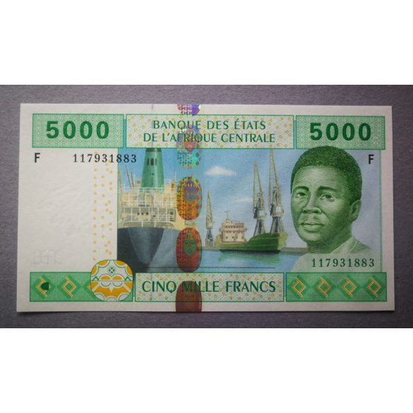 Central African States, Guinea 5000 Francs 2002 UNC