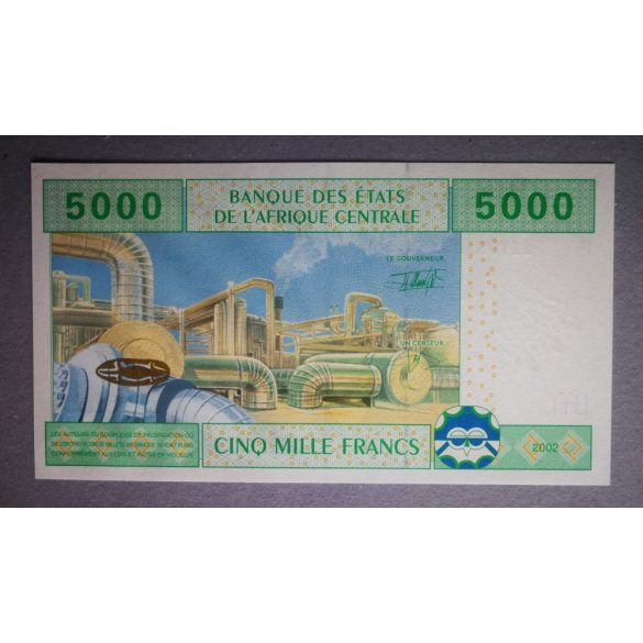 Central African States, Guinea 5000 Francs 2002 UNC