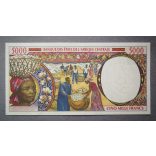 Közép-Afrikai Államok Kamerun 5000 Francs 2000 UNC