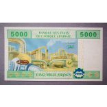 Közép-Afrikai Államok Kamerun 5000 Francs 2002 UNC-