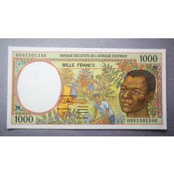   Central African States, Equatorial Guinea 1000 Francs 2000 UNC