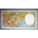 Közép-Afrikai Államok , Egyenlítői Guinea 1000 Francs 2000 UNC
