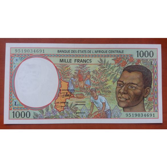 Közép-Afrikai Államok, Gabon 1000 Francs 1998 UNC