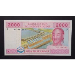   Central African States Equatorial Guinea 2000 Francs 2010 Unc