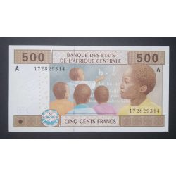 Közép-afrikai Államok Gabon 500 Francs 2002 Unc