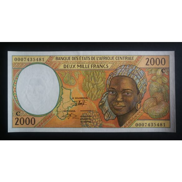 Central African States Congo 2000 Francs 2000 UNC