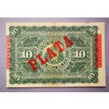 Cuba 10 Pesos 1896 XF+