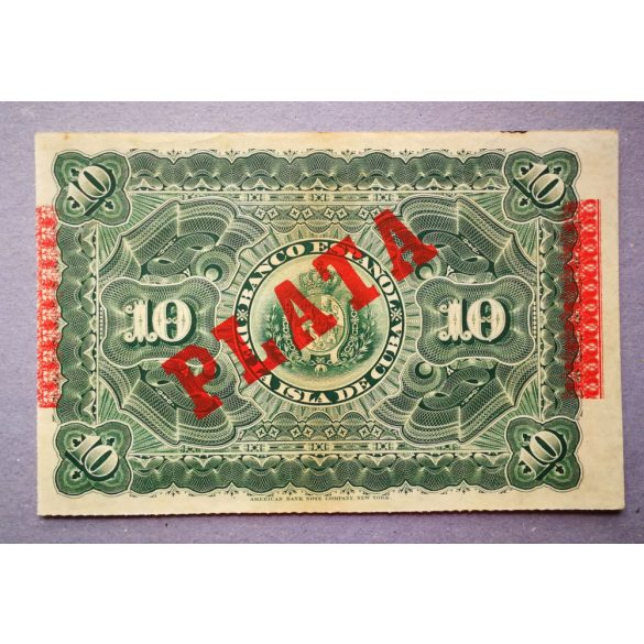 Cuba 10 Pesos 1896 XF+