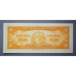 Cuba 50 Pesos 1958 Unc