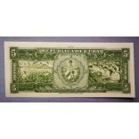 Cuba 5 Pesos 1958 Unc-