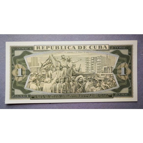 Cuba 1 Peso 1965 Unc