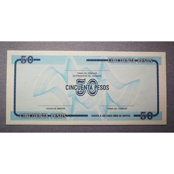 Cuba 50 Pesos 1985 Unc