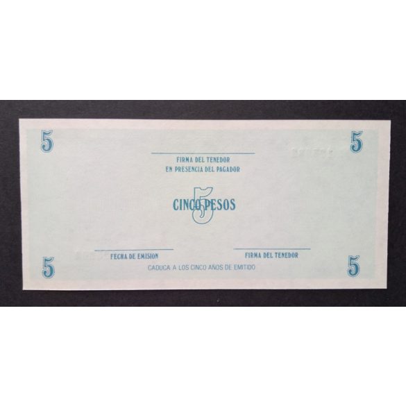 Cuba 5 Pesos 1985 Unc