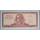 Cuba 10 Pesos 1989 Unc