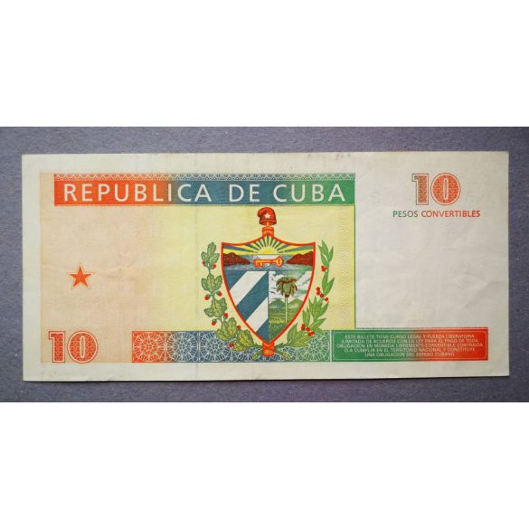 Cuba 10 Pesos 1994 F+