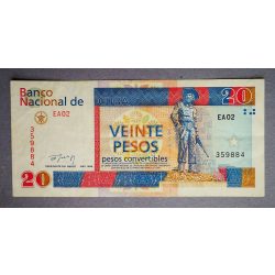 Cuba 20 Pesos 1994 F