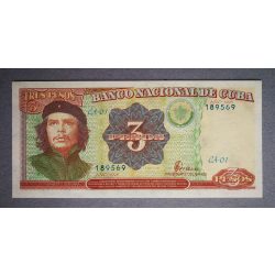 Cuba 3 Pesos 1995 Unc