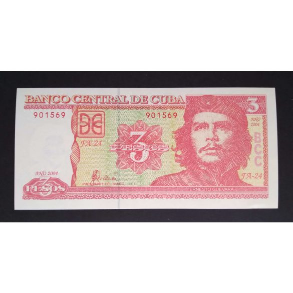 Kuba 3 Pesos 2004 Unc 