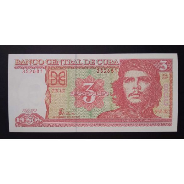 Kuba 3 Pesos 2005 Unc