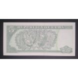 Cuba 5 Pesos 2015 Unc 