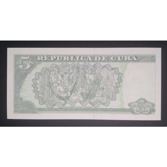 Cuba 5 Pesos 2015 Unc 