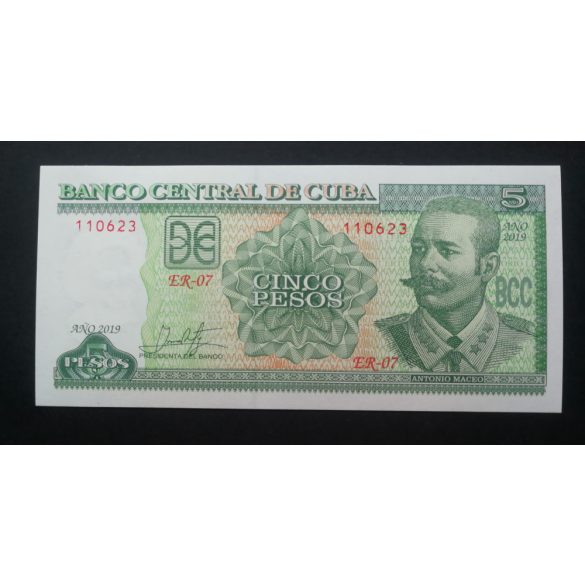 Kuba 5 Pesos 2019 Unc