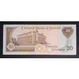 Kuwait 20 Dinars 1986/91 Unc