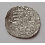 Hungary Louis II. Denar 0,429 g silver