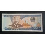 Laosz 2000 Kip 1997 UNC