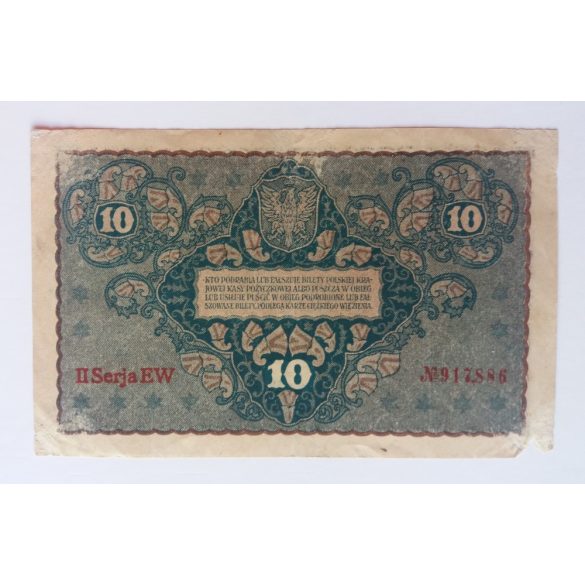 Poland 10 zlotych 1919 G
