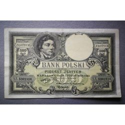 Poland 500 Zlotych 1919 VF