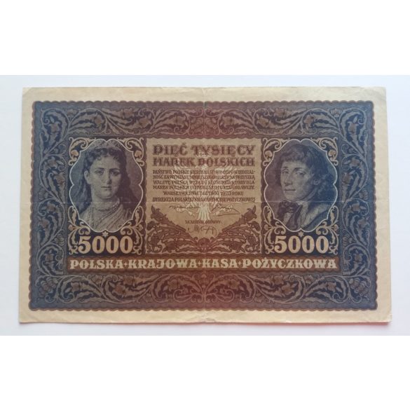 Lengyelország 5000 marek 1920 VF