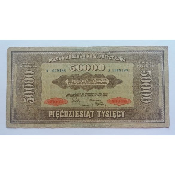 Poland 50000 marek 1922 VG