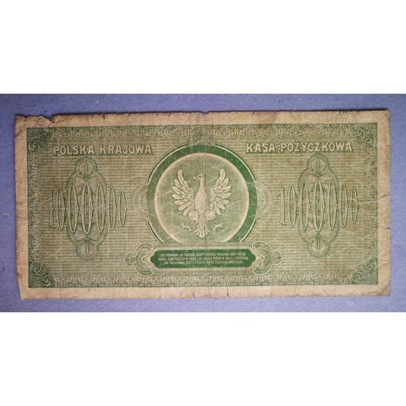 Poland 1 million Marek 1923 VG