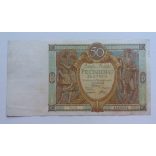 Poland 50 zlotych 1929 VF-
