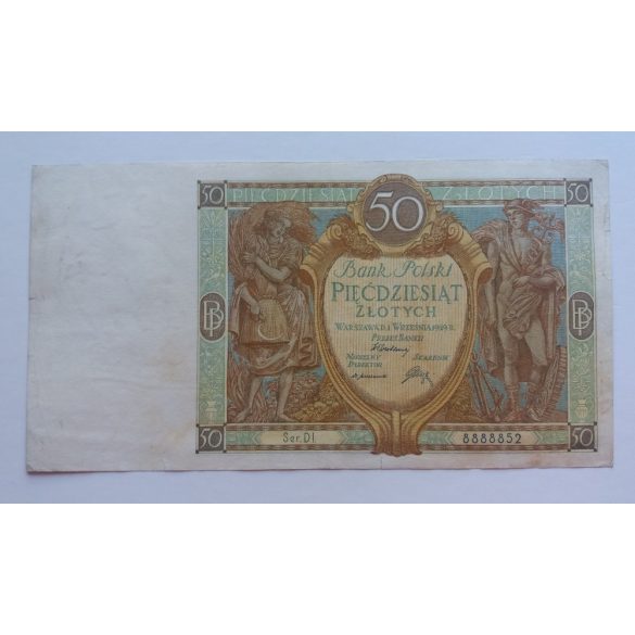 Lengyelország 50 zlotych 1929 VF-