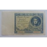 Poland 5 zlotych 1930 VF