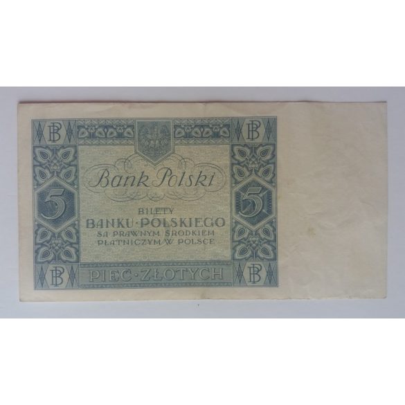 Poland 5 zlotych 1930 VF