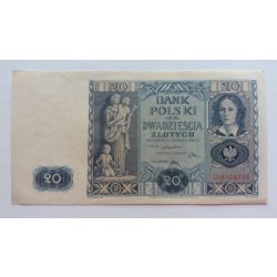 Lengyelország 20 zlotych 1936 XF