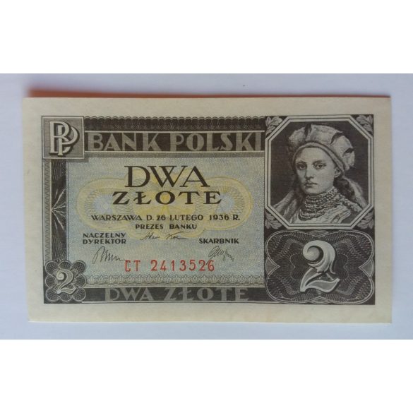 Poland 2 zlote 1936 UNC