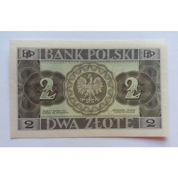 Poland 2 zlote 1936 UNC