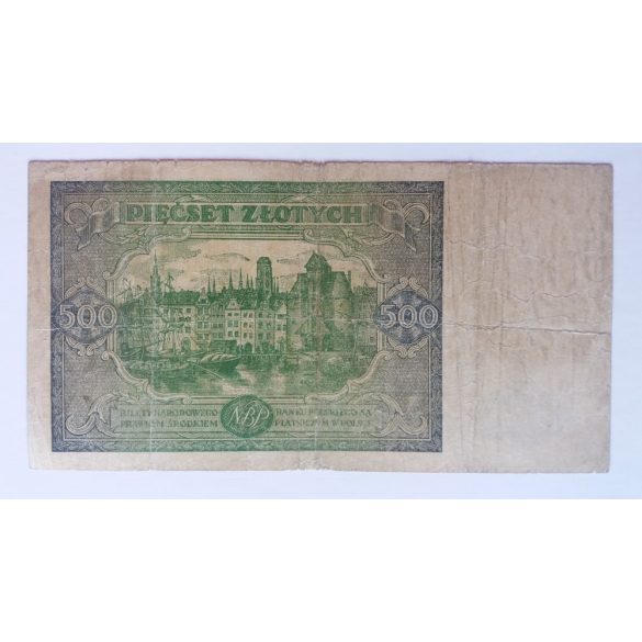 Poland 500 zlotych 1946 VG+