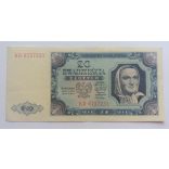 Poland 20 zlotych 1948 XF