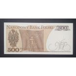 Poland 500 Zlotych 1982 Unc