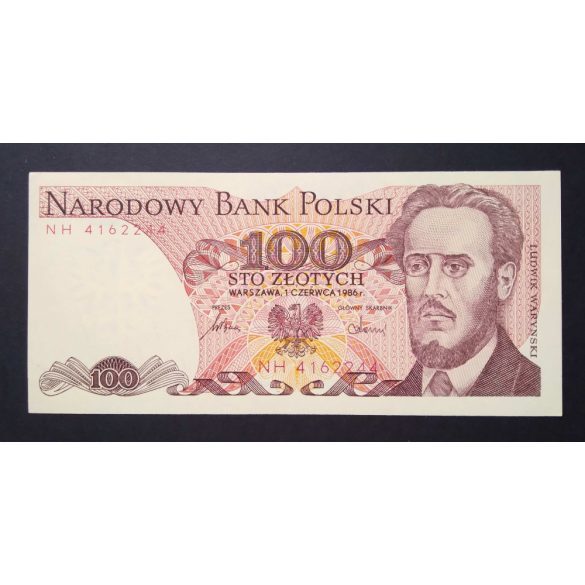 Lengyelország 100 Zlotych 1986 Unc-