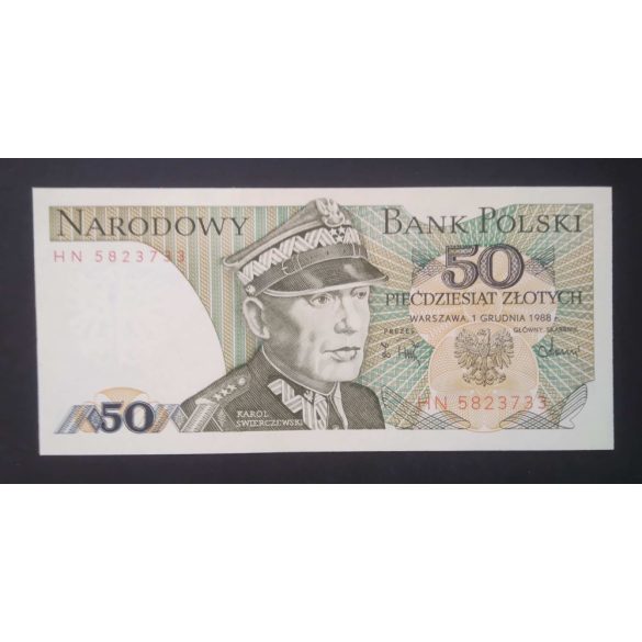 Poland 50 Zlotych 1988 Unc